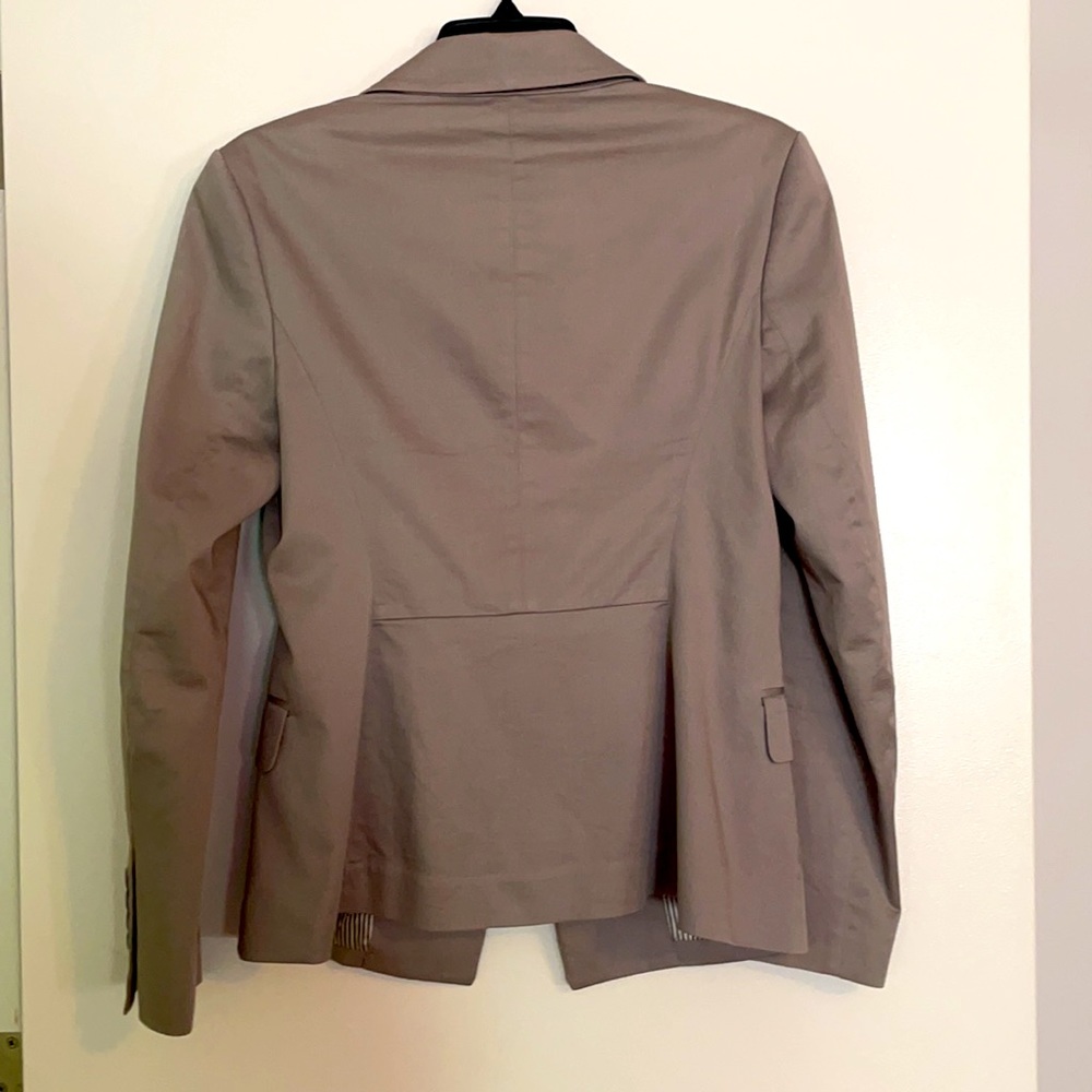 Express Blue Grey Tailored Structured Blazer Size… - image 3